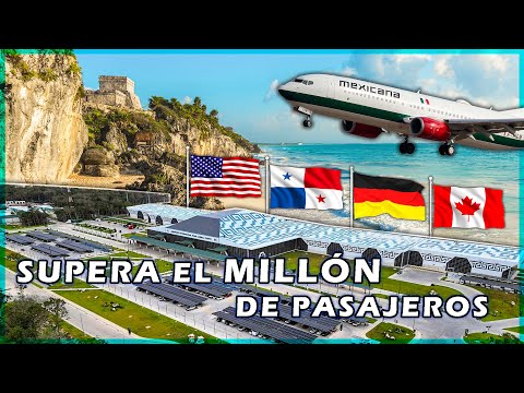 Aeropuerto de Tulum supero las expectativas con más de 1 millón de pasajeros, Quintana Roo