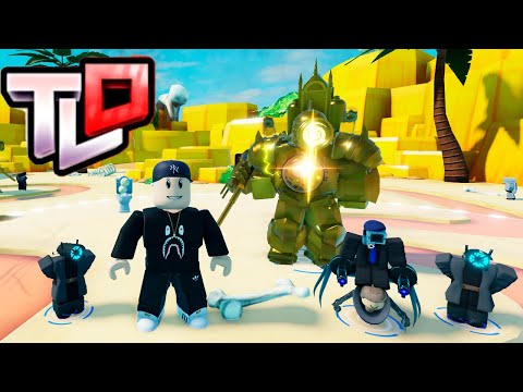 🎉Juego Toilet Legacy Defense por Primera Vez Roblox