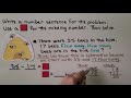 Solving 2-Digit Subtraction Word Problems