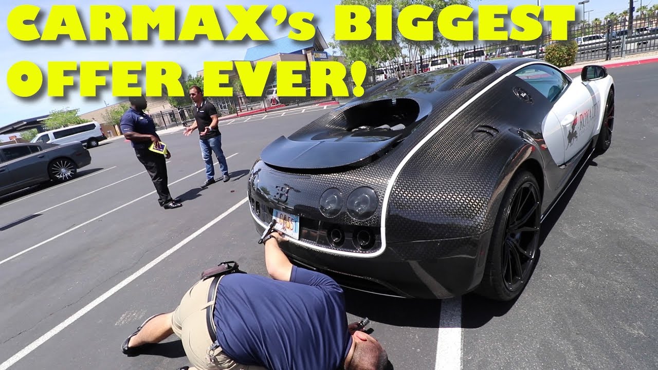 Taking a 2Million Bugatti Veyron Mansory to CarMax for an Appraisal