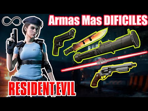 Top 7 Armas MÁS DIFÍCILES de Conseguir o Desbloquear de toda la Saga Resident Evil