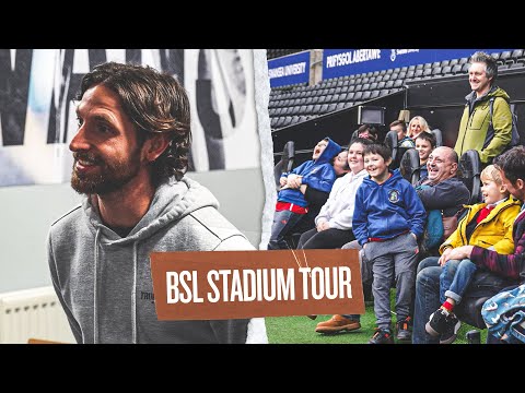 Swansea City and Talking Hands host BSL stadium tour