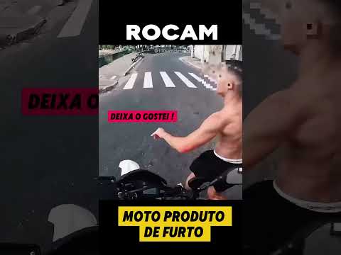 Moto produto de furto - rocam sp #policiamilitar
