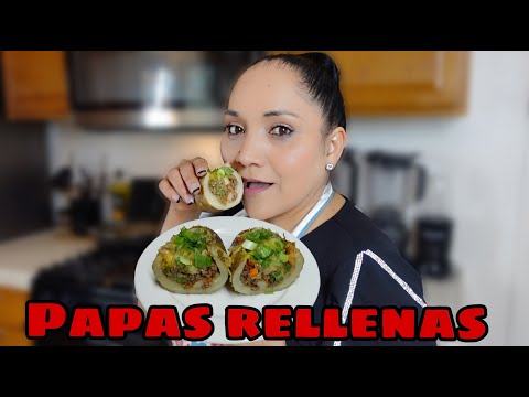 COCINANDO CON MARTITA: PAPAS RELLENAS DE CARNE MOLIDA!!