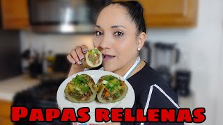 COCINANDO CON MARTITA: PAPAS RELLENAS DE CARNE MOLIDA!!