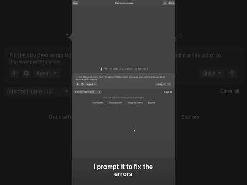 Debug errors with Unity AI