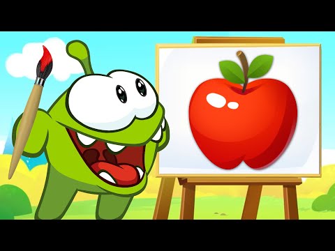 Learn Hindi With Om Nom |🍎 Om Nom Loves Apples | Learn Fruits In Hindi | Learning In Hindi