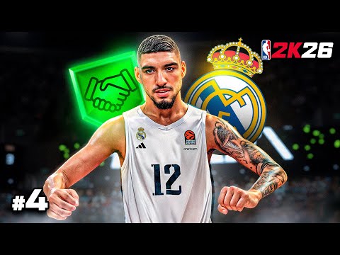 CONTRATADO PELO REAL MADRID? | NBA 2K26 MyCareer (Ep.4)