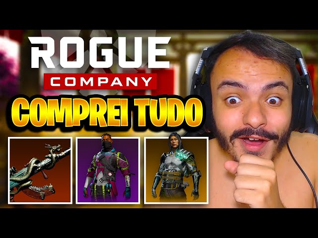 COMPREI TODOS OS NÍVEIS DO PASSE DE BATALHA 3 DO ROGUE COMPANY!!