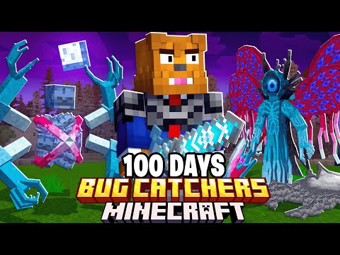 I Survived 100 Days As A Bug Tamer In Minecraft