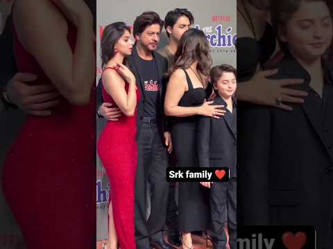 Shahrukh Khan Complete Family | Suhana, Aryan  | Udit Narayan Songs #shorts #srk #trending #ytshorts