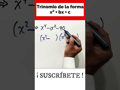 ✅👉 Trinomio de la forma x2+bx+c