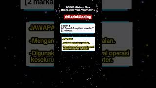 TINGKATAN 5 BAB 1:dua fungsi bas alamat. #bedahcodingsainskomputer