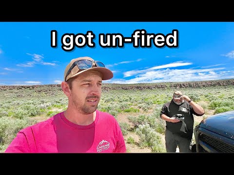 I got un-fired…  But now I quit.