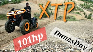 First ride in the pit, 2025 Can-Am Outlander XTP 1000r