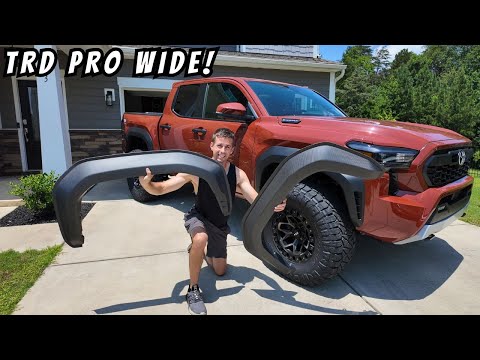Want WIDER Fender Flares on Your Tacoma? Watch This Now