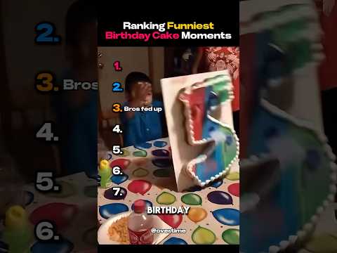 Ranking Funniest Birthday Cake Moments