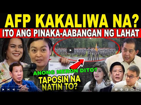 Heto GoodNews! Biglaan t0! Nag-akla na AFP Gumalaw na? Matinding Ut0s VPSARA FPRRD REACTION VIDEO