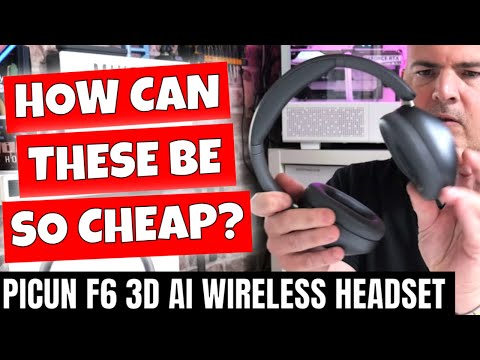 BEST Budget ANC Bluetooth Wireless 3D AI Headset Picun F6 Review