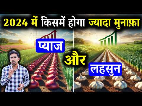 2024 में प्याज और लहसुन की खेती किसमें होगा ज्यादा मुनाफ़ा ? Pyaj Ki Kheti | Lahsun Ki Kheti