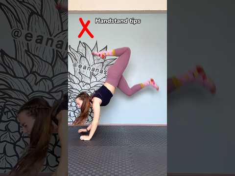 Handstand is EASY 🔥🫰🏻 #gymnast #tips #handstandworkout #handstand #forbeginners