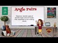 Exploring Special Angle Pairs