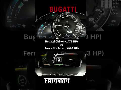 Bugatti Chiron vs Ferrari LaFerrari #streetracing #supercars #italiancars #racing #topspeed #cars