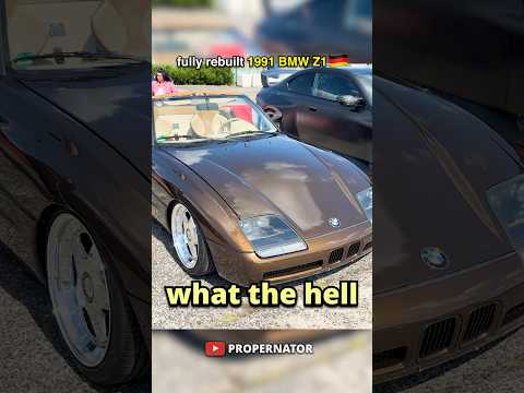 Is This The Coolest BMW Ever? 🇩🇪 #bmwz1