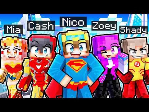 My Friends Are SUPERHEROES In Minecraft!