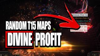 ENDGAME DIVINE FARM (MAPPING w/ 108% RARITY, RANDOM RARE T15 MAPS, NO REVIVES) | POE 2 0.5.3