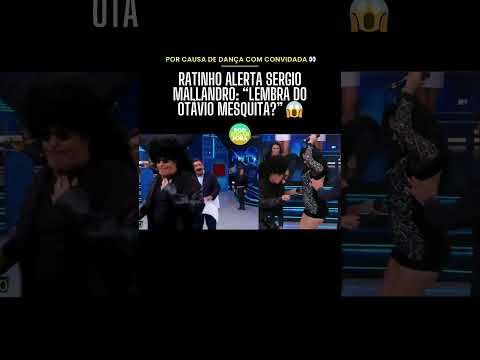 Ratinho interrompe dança de Serginho com convidada 😱 #ratinho #sergiomallandro #alerta #acusacao