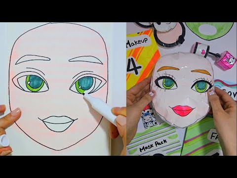 [Paper diy] Roblox kuromi makup #paperasmr #makeupasmr