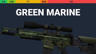 SCAR-20 Green Marine Wear Preview