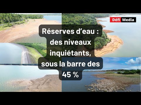 Réserves d’eau : des niveaux inquiétants, sous la barre des 45 %