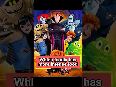 Which family has more intense food， The Addams Family or The Dracula Family#TikTokGemsContest