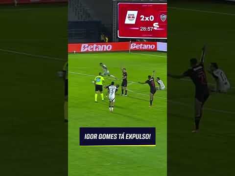 “Entrada CRIMINOSA! Igor Gomes perde a cabeça no Brasileirão ⚽️⚽️⚽️