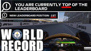 I broke a world record in F1 24 time trail