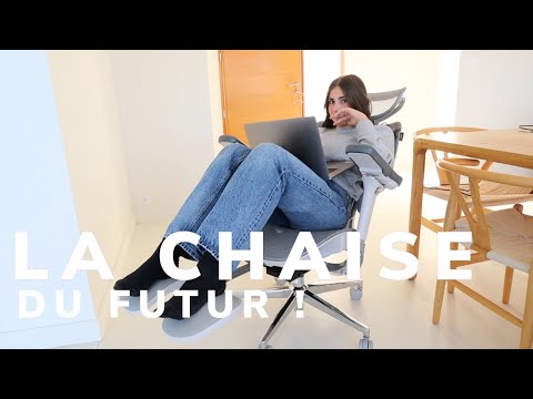 Une nouvelle chaise de bureau pour Maelle ? On teste la chaise du futur ! 😂 HBADA E3 Ergonomique