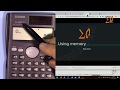 Calculator Memory Functions and Operations