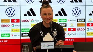 DFB-Medienrunde mit Klara Bühl und Marina Hegering - 28.5.24
