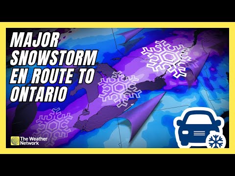 Impactful Snowstorm to Bring Over 25 cm of Snow to Ontario | #forecast