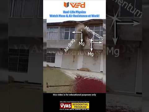 Real-Life Physics | Watch Mass & Air Resistance at Work! #viral #shorts