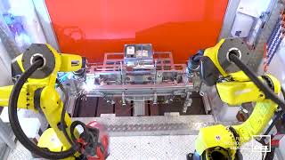 Welding cell + crane = stop manual work / Svařovací buňka + jeřáb = stop manuální práci