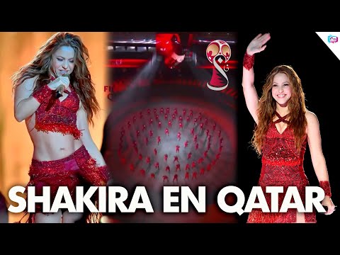 Así fue la presentación de Shakira en Qatar 2022. Canción del mundial Qatar es una copia de Shakira.