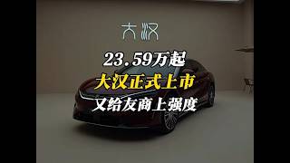 23.59万元起！大汉正式上市，比亚迪又给友商上强度 #比亚迪大汉
