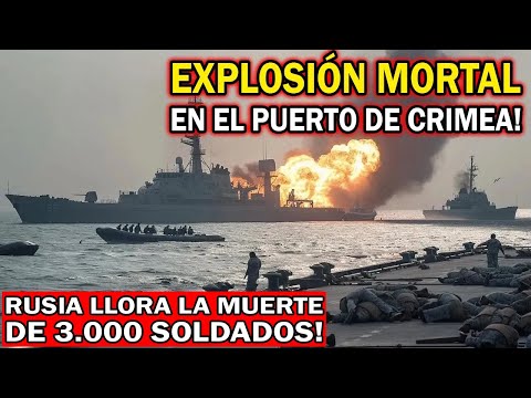 EEUU EN SHOCK! Gran luto en Crimea! Barcos militar con 3.000 soldados rusos y norcoreanos destruido!