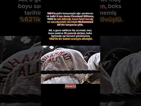 Muhammed Ali vs. Cleveland Williams: Boks Tarihinin En Acımasız Maçı!#muhammedali #boks#tarih