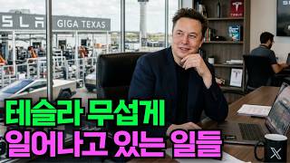 테슬라 무섭게 일어나고 있는 일들