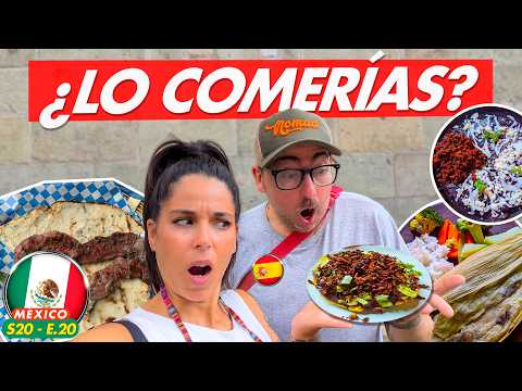 🤢 ASQUEROSA o DELICIOSA? 😳 así es la SORPRENDENTE GASTRONOMÍA de MÉXICO 🇲🇽 OAXACA