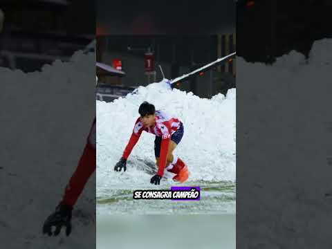 saiu o campeão de futebol na neve 😅#futebol